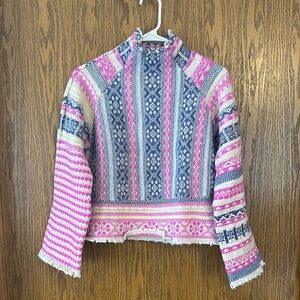 FATE Fair Isle Turtleneck Sweater